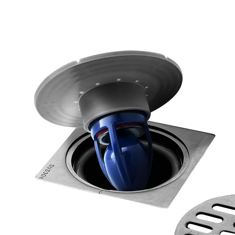 Slaige Shower Floor Drain Backflow Preventer One Way Drain Valve Sewer Core Magnetic Drainage Insert Drain Plug Oversized(2-3.9in Hole) (Suitable for Tube Depth 2.56-4.13in) (Caliber 2-3.9in ,Depth 2.56in) - Image 1